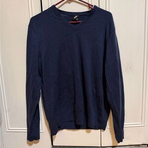 Uniqlo Men's Crewneck Sweater - Navy Blue